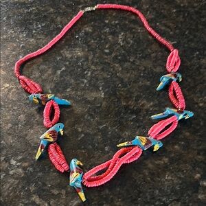 Colorful Parrot Beaded Necklace